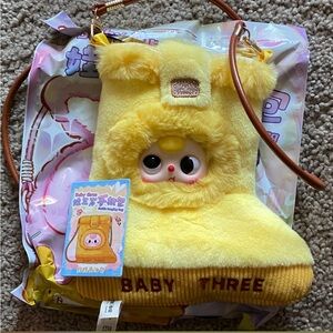 Confirmed Baby Three Phone Bag Plush yellow